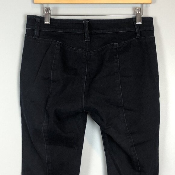 Ann Taylor Dark Wash Skinny Jeans Ankle Zip 4 - Picture 5 of 10